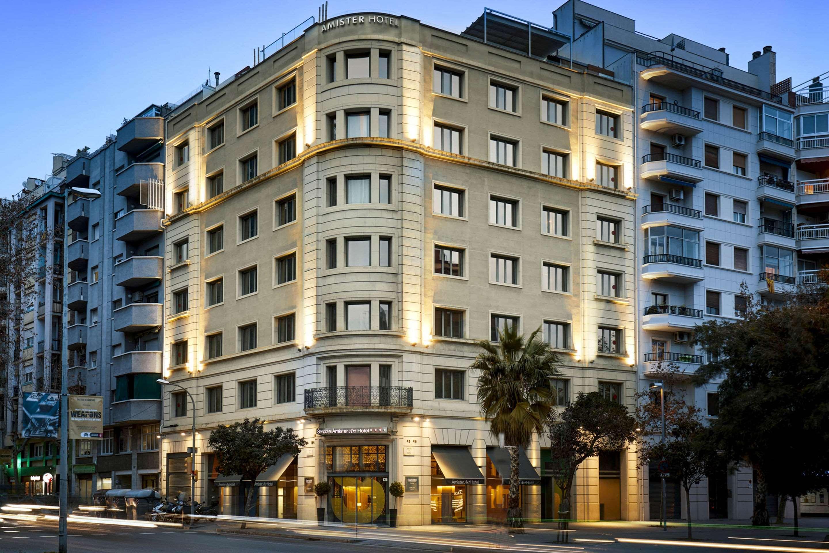 Sercotel Amister Art Hotel Barcelona Bagian luar foto
